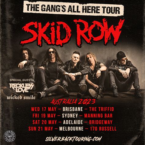 skid row australian tour 2023